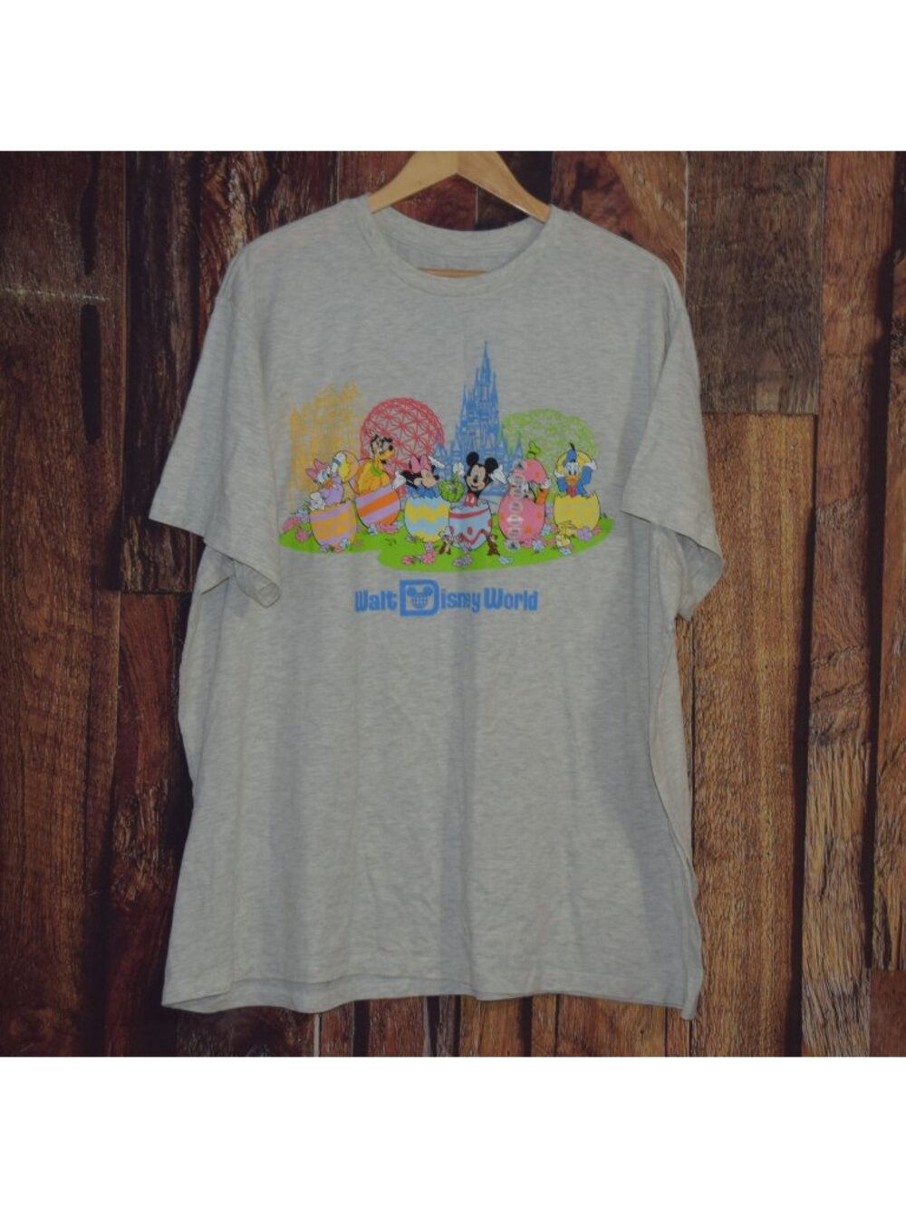 New w Tags! Disney Parks Disney World Easter Souvenir Adult 2XL T-SHIRT